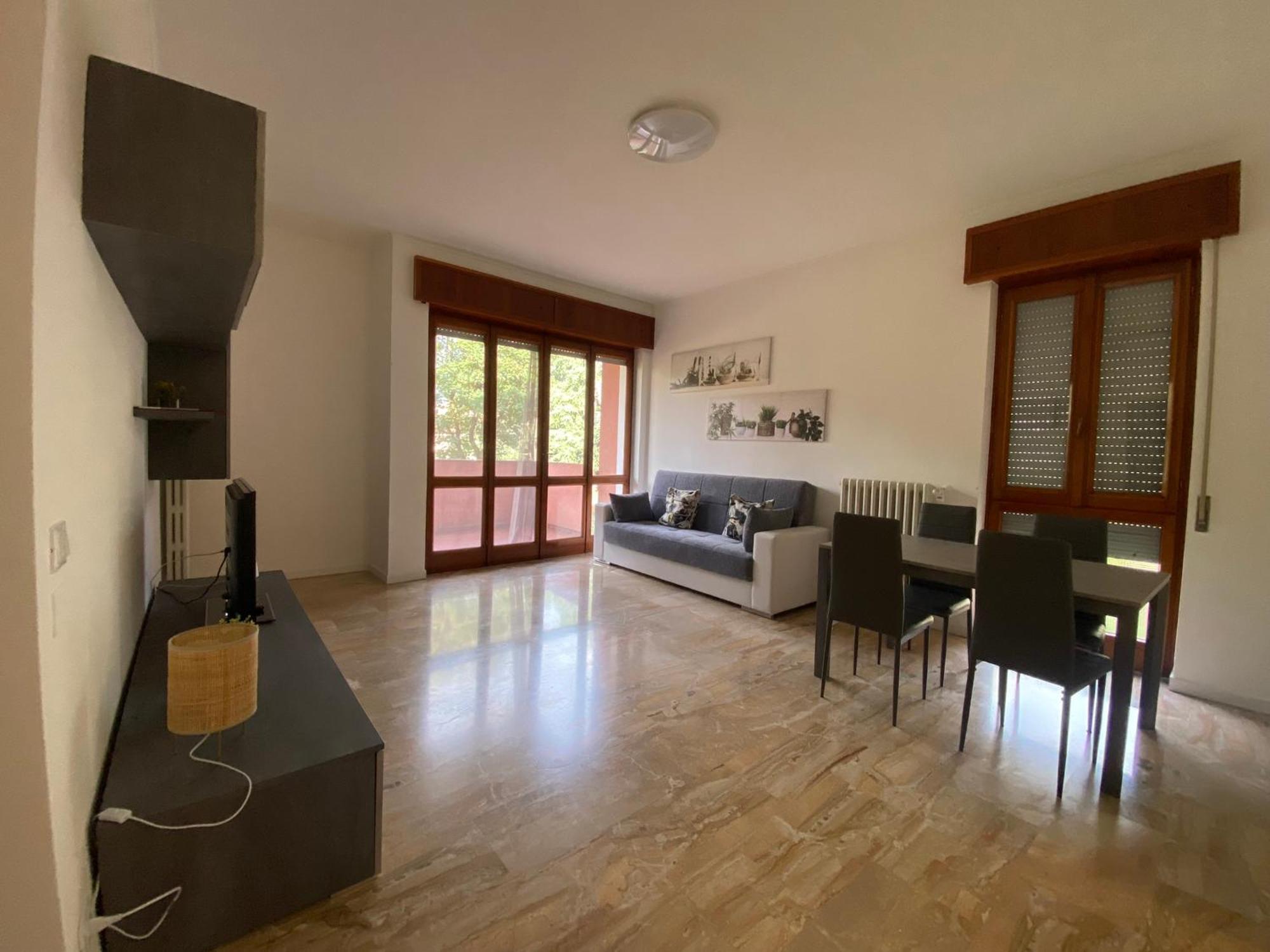Appartamento La Finestra Sul Parco ดาลมิเน ภายนอก รูปภาพ