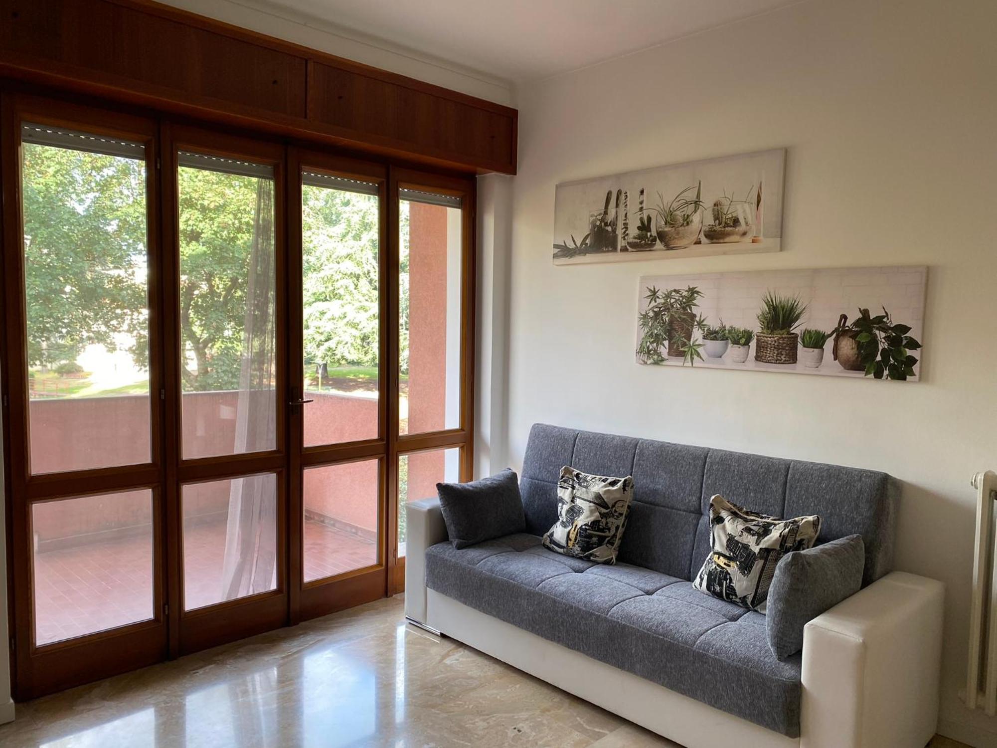 Appartamento La Finestra Sul Parco ดาลมิเน ภายนอก รูปภาพ